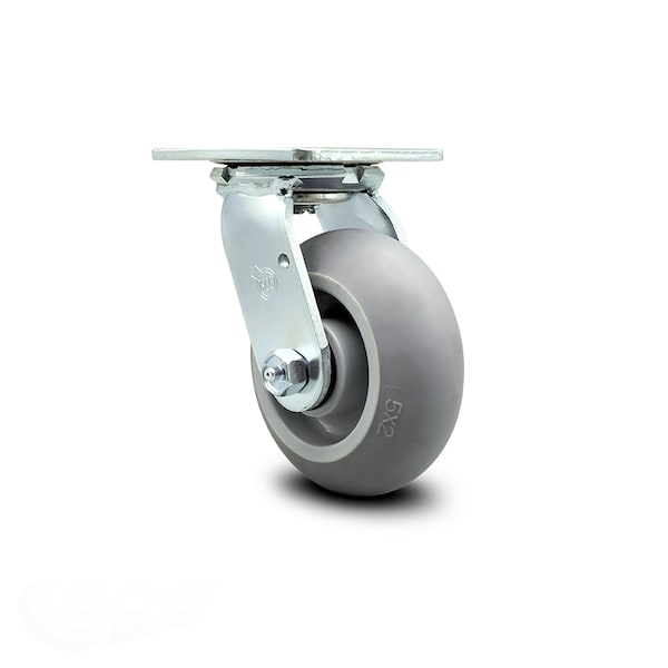 5 Inch Thermoplastic Rubber Wheel Swivel Caster with Ball Bearing